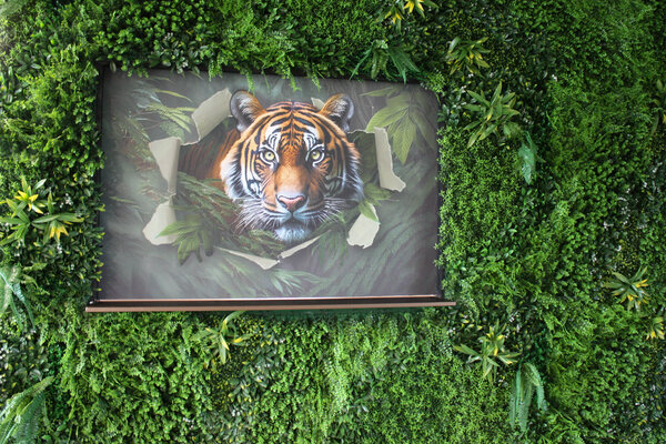 Greenmoods Kunstig Plantevegg "Crush" 100x100cm UV Greenmoods Kunstig Plantevegg "Crush" 100x100cm UV