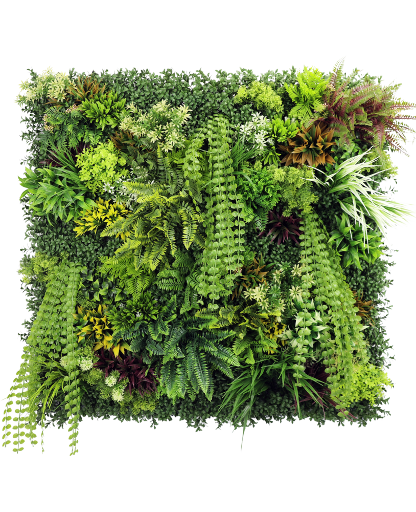 Greenmoods Kunstig Plantevegg Lush Deco Deluxe 100x100 cm UV Greenmoods Kunstig Plantevegg Lush Deco Deluxe 100x100 cm UV