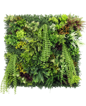 Greenmoods Kunstig Plantevegg Lush Deco Deluxe 100x100 cm UV