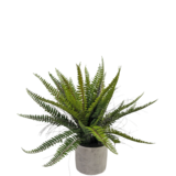 Greenmoods Kunstig plante Boston Fern 48 cm i dekorativ potte