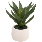 Greenmoods Kunstig plante Aloe Vera 28 cm i dekorativ potte