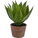 Greenmoods Kunstig "CowHorn" Agave Grønn 25 cm