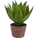 Greenmoods Kunstig "CowHorn" Agave Grønn 25 cm