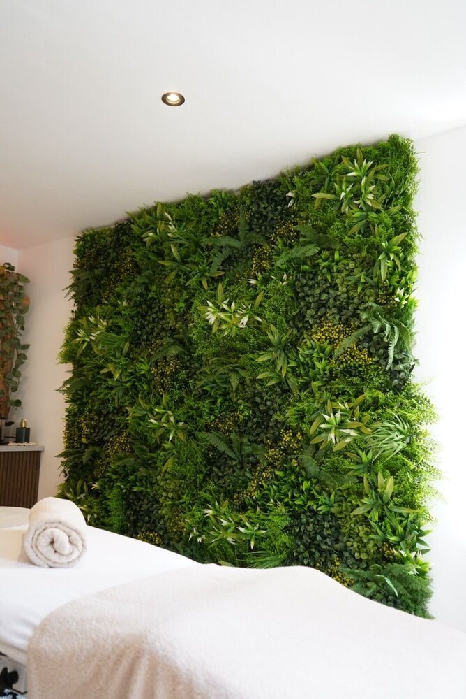 Greenmoods Kunstig Plantevegg Freshness 100x100 cm UV