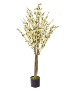 Greenmoods Kunstig Kirsebærblomst 120 cm krem