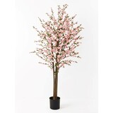 Greenmoods Kunstig Kirsebærblomst 120 cm rosa