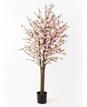 Greenmoods Kunstig Kirsebærblomst 120 cm rosa