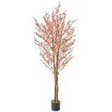 Greenmoods Kunstig Kirsebærblomst 150 cm rosa