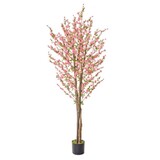 Greenmoods Kunstig Kirsebærblomst 180 cm rosa