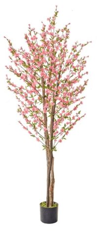 Greenmoods Kunstig Kirsebærblomst 180 cm rosa