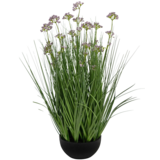 Greenmoods Kunstig Løkgress Fyldig Lilla 60cm