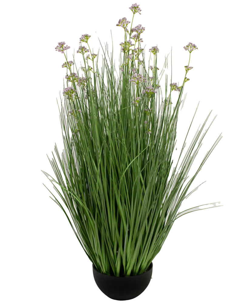 Greenmoods Kunstig Løkgress Fyldig Lilla 100cm Brannsikker