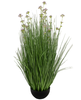 Greenmoods Kunstig Løkgress Fyldig Lilla 100cm