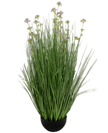 Greenmoods Kunstig Løkgress Fyldig Lilla 100cm Brannsikker