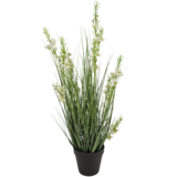 Greenmoods Kunstig Hagesildre Gress Hvit 65cm brannhemmende