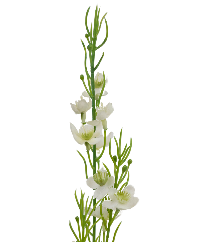 Greenmoods Kunstig Hagesildre Gress Hvit 65cm brannhemmende