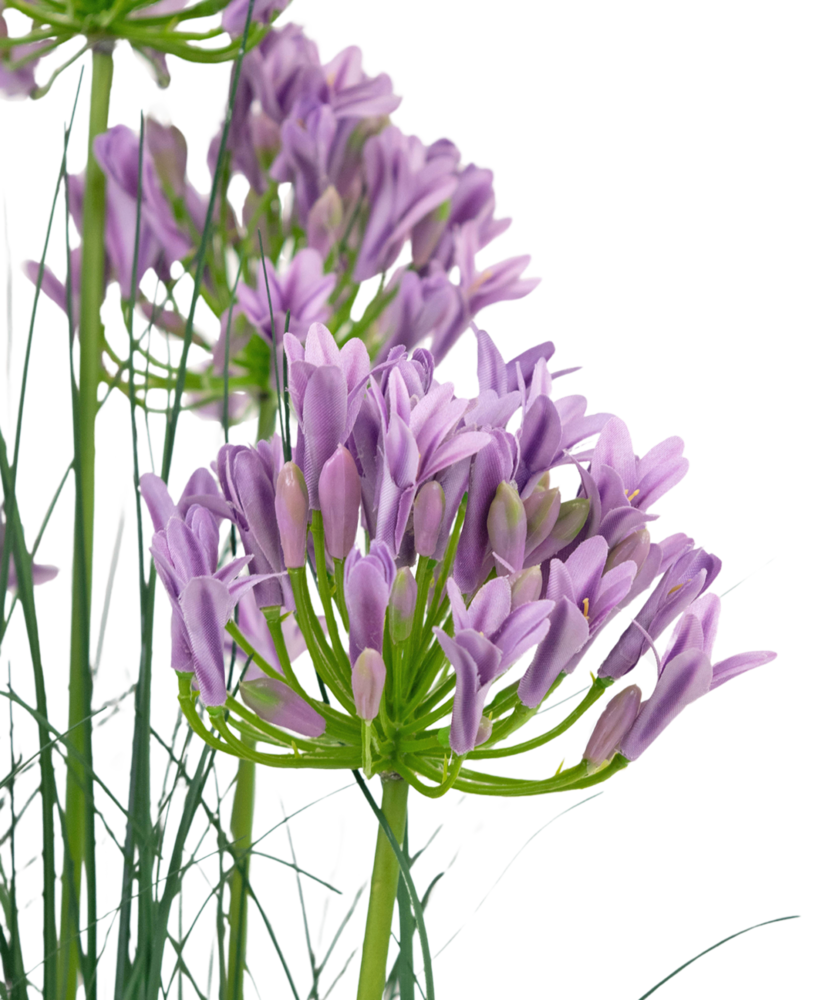 Greenmoods Kunstig Agapanthusgress Lilla 90 cm brannhemmende