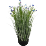 Greenmoods Kunstig Blomstergress Lilla 90 cm brannhemmende
