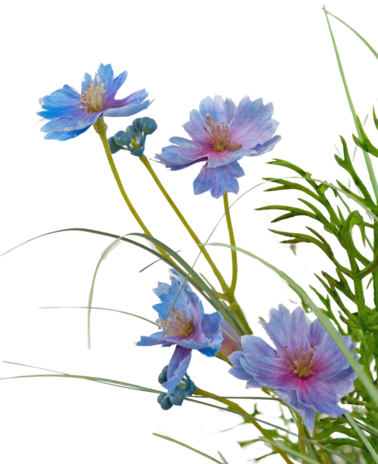 Greenmoods Kunstig Blomstergress Lilla 90 cm brannhemmende