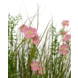 Greenmoods Kunstig Blomstergress Rosa 90cm Brannsikker