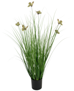 Greenmoods Kunstig Fantasi Gress Sommerfugler 90cm