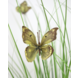 Greenmoods Kunstig Fantasi Gress Sommerfugler 90cm Brannsikker