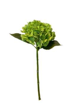 Greenmoods Kunstig Charlotte Hortensia Real Touch Mørk Grønn 55 cm