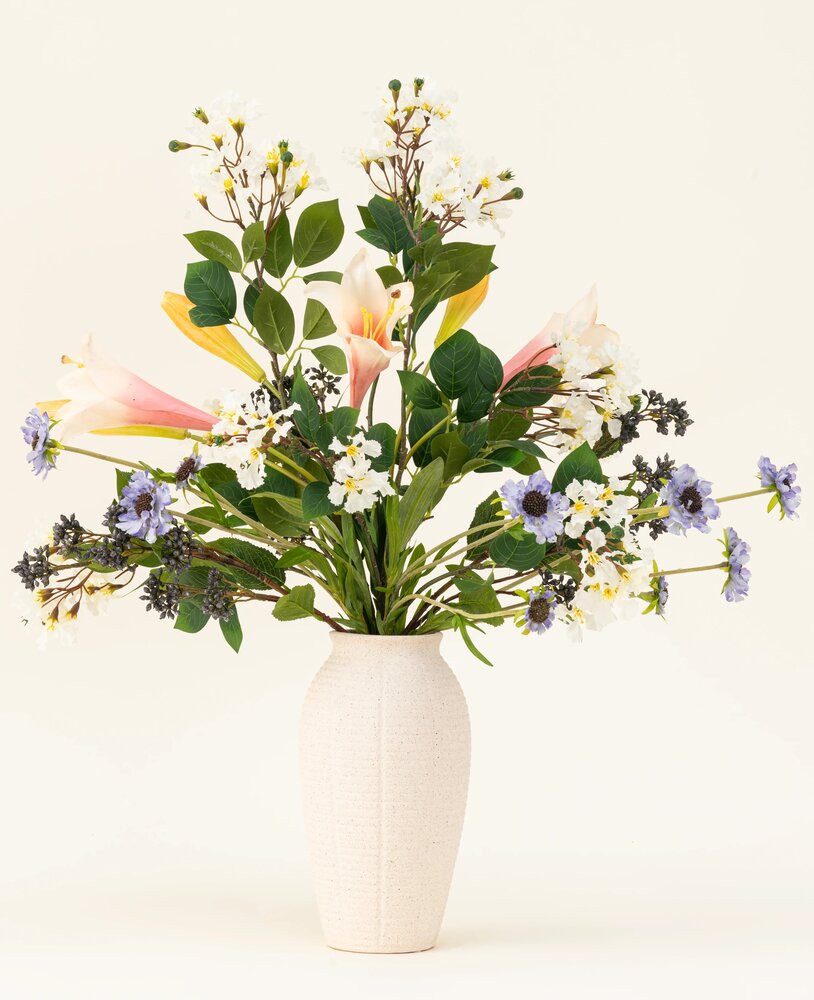 Greenmoods Kunstig Blomsterbukett Blush & Bloom