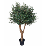 Greenmoods Kunstig Oliventre Deluxe m/Oliven UV 140cm