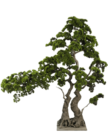 Greenmoods Kunstige Bonsai Furu UV 220 cm