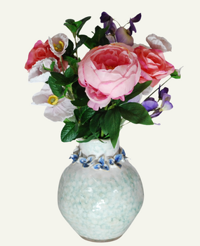 Greenmoods Kunstig Blomsterbukett Pink Blossom 45 cm