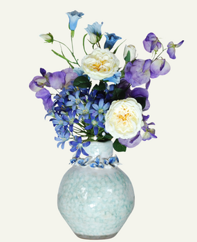 Greenmoods Kunstig Blomsterbukett Midnight Blue 55 cm