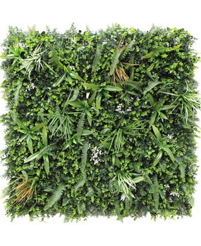 Greenmoods Kunstig Plantevegg Savanne 100x100cm UV/Brannsikker