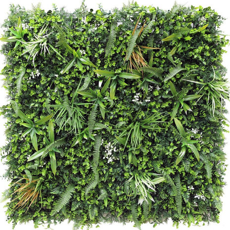 Greenmoods Kunstig Plantevegg Savanne 100x100cm UV/Brannsikker