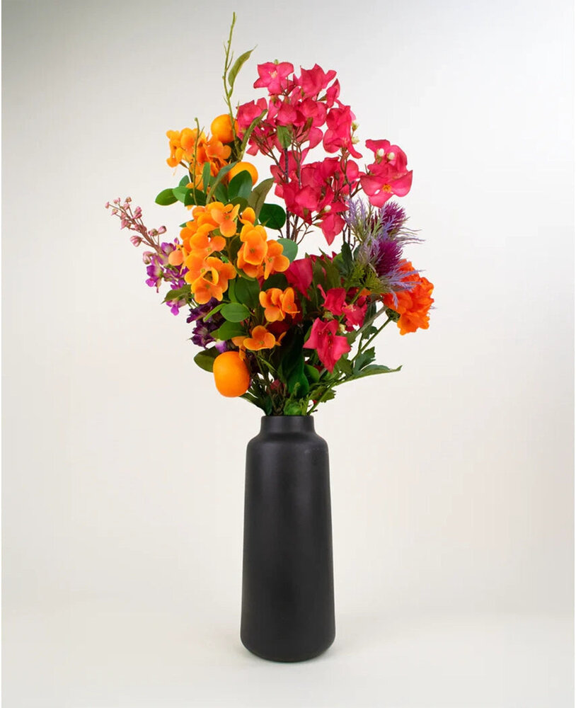 Greenmoods Kunstig Blomsterbukett Fiesta Sunset 75 cm