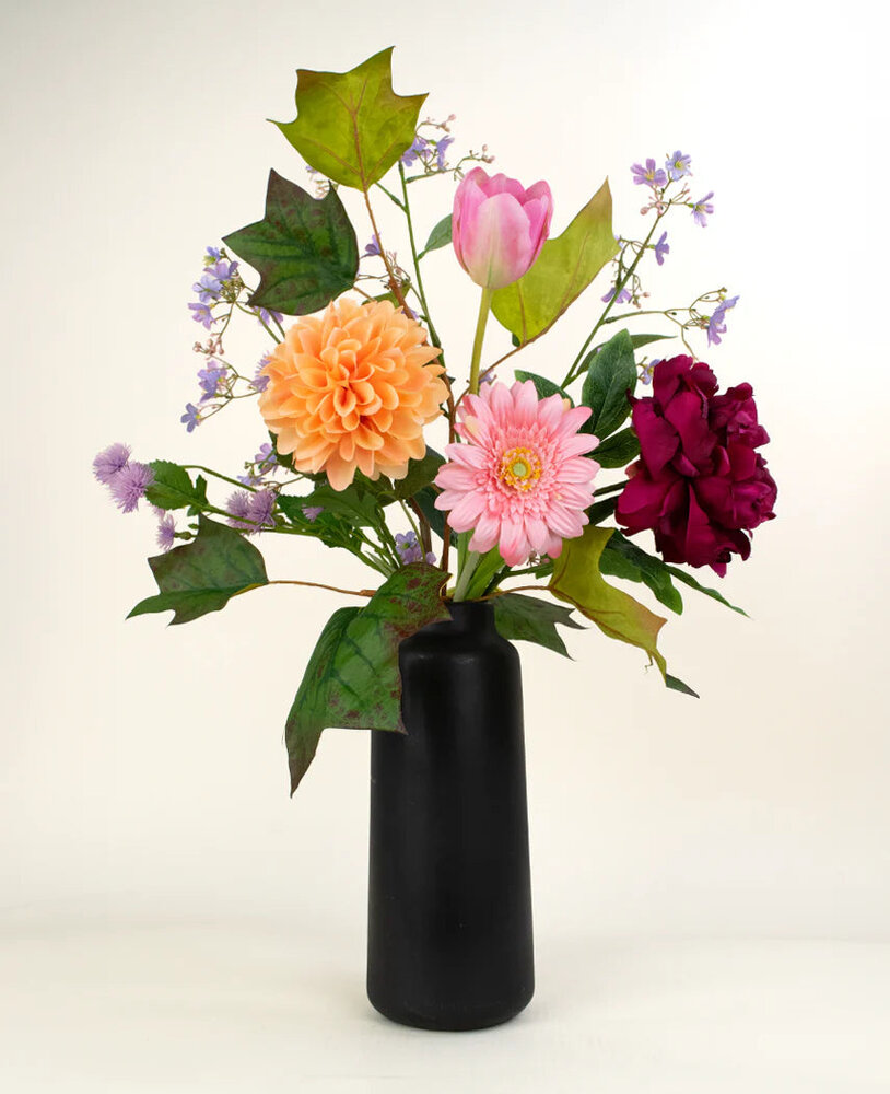 Greenmoods Kunstig Blomsterbukett Love in Bloom 75 cm