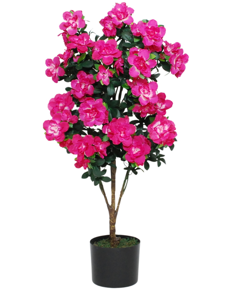 Greenmoods Kunstig Azalea Tre Fuchsia 105cm
