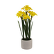 Greenmoods Kunstig Påskelilje i Potte Real Touch Gul 60cm
