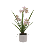 Greenmoods Kunstig Ophrys Orkidé Real Touch Rosa 53cm