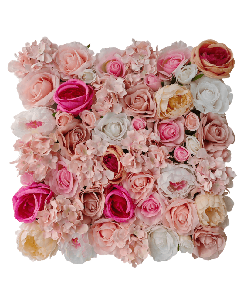 Greenmoods Kunstig Blomstervegg "Flower heaven" 50x50cm