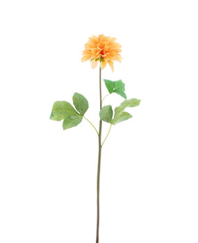 Greenmoods Kunstig Dahlia Real Touch Fersken 73 cm