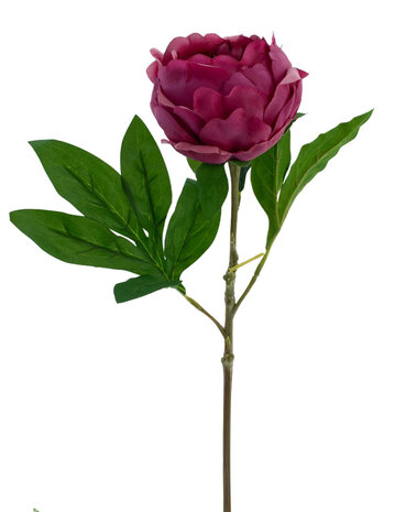 Greenmoods Kunstig blomst Lotuspeon Real Touch rød 58 cm