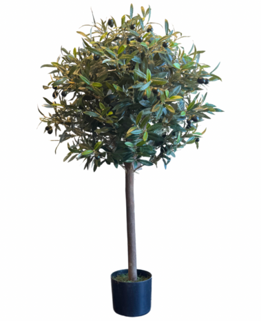 Greenmoods Kunstig Oliventre m/Oliven 100 cm