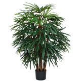Greenmoods Kunstig Lady Palme Fyldig 120 cm
