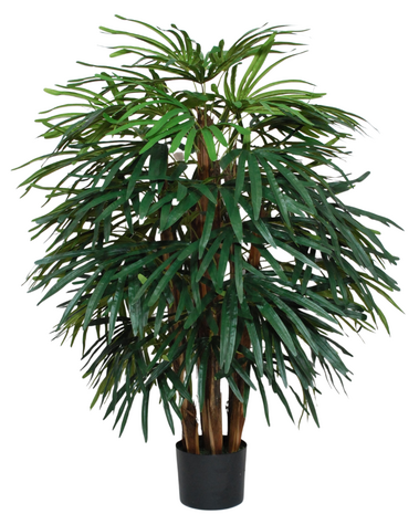Greenmoods Kunstig Lady Palme Fyldig 120 cm