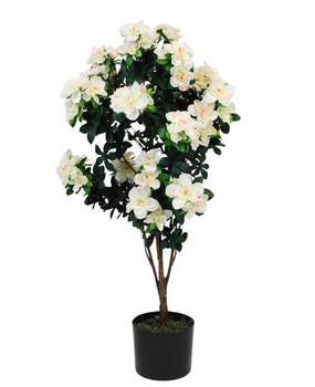 Greenmoods Kunstig Azalea Tre Krem 105cm