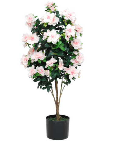 Greenmoods Kunstig Azalea Tre Lys Rosa 105cm