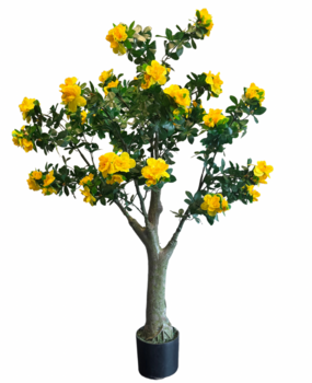 Greenmoods Kunstig Azalea Tre Gul 130 cm