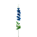 Greenmoods Kunstig blomst Larkspur Real Touch mørkeblå 90 cm