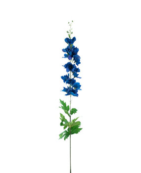 Greenmoods Kunstig blomst Larkspur Real Touch mørkeblå 90 cm
